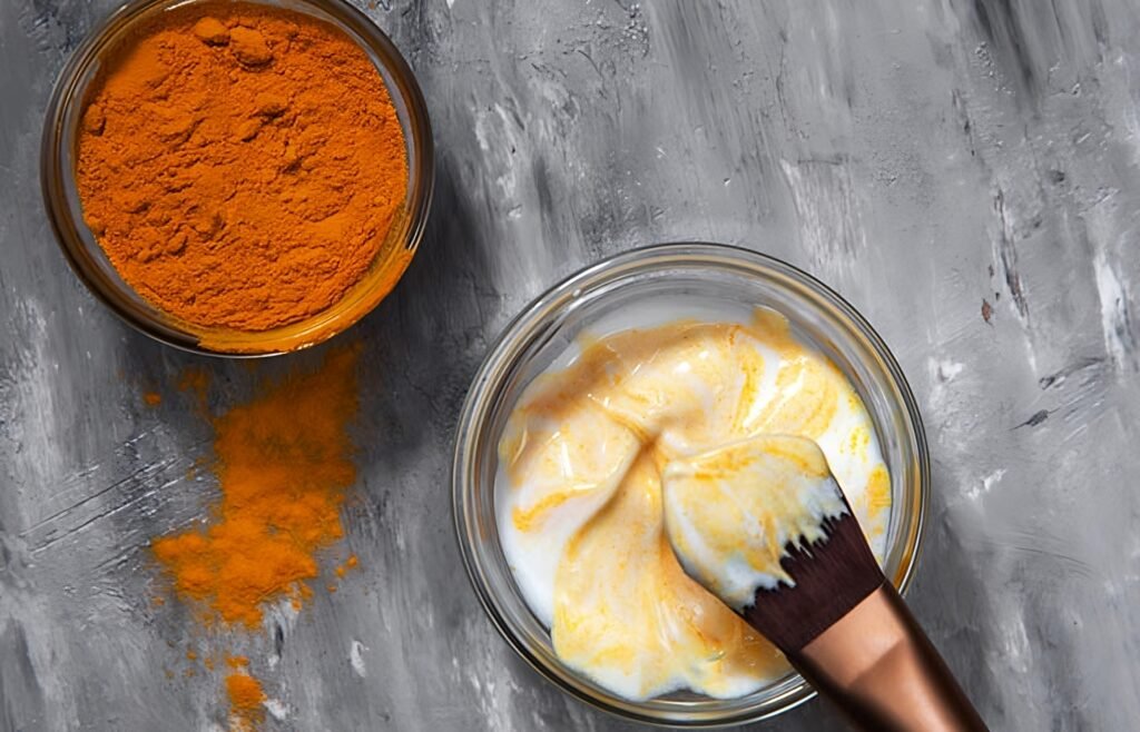 Curd-And-Turmeric